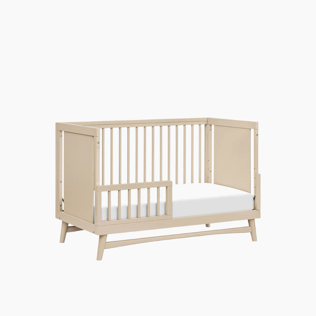 Babyletto Peggy 3-in-1 Convertible Crib with Toddler Bed Conversion Kit Exclusive - Taupe