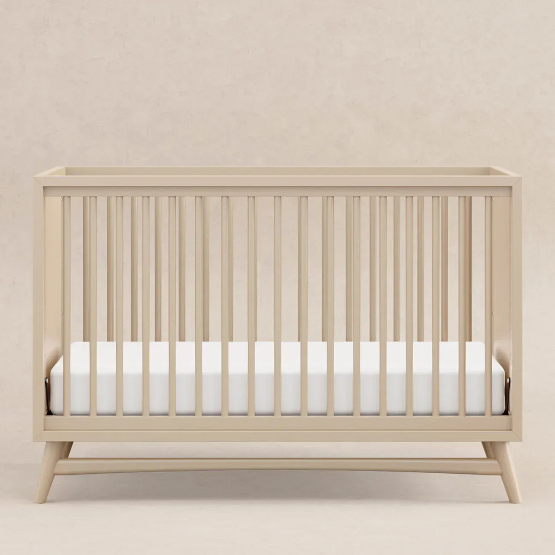 Babyletto Peggy 3-in-1 Convertible Crib with Toddler Bed Conversion Kit Exclusive - Taupe