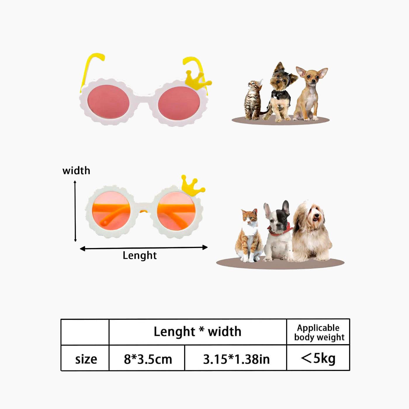Pet Village Cat Eye Pet Sunglasses Pet Village Cat Eye Pet Sunglasses