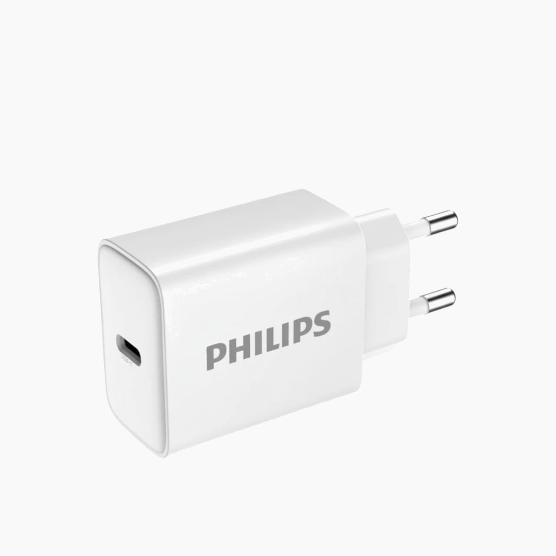 Philips 20W USB-C wall charger, white