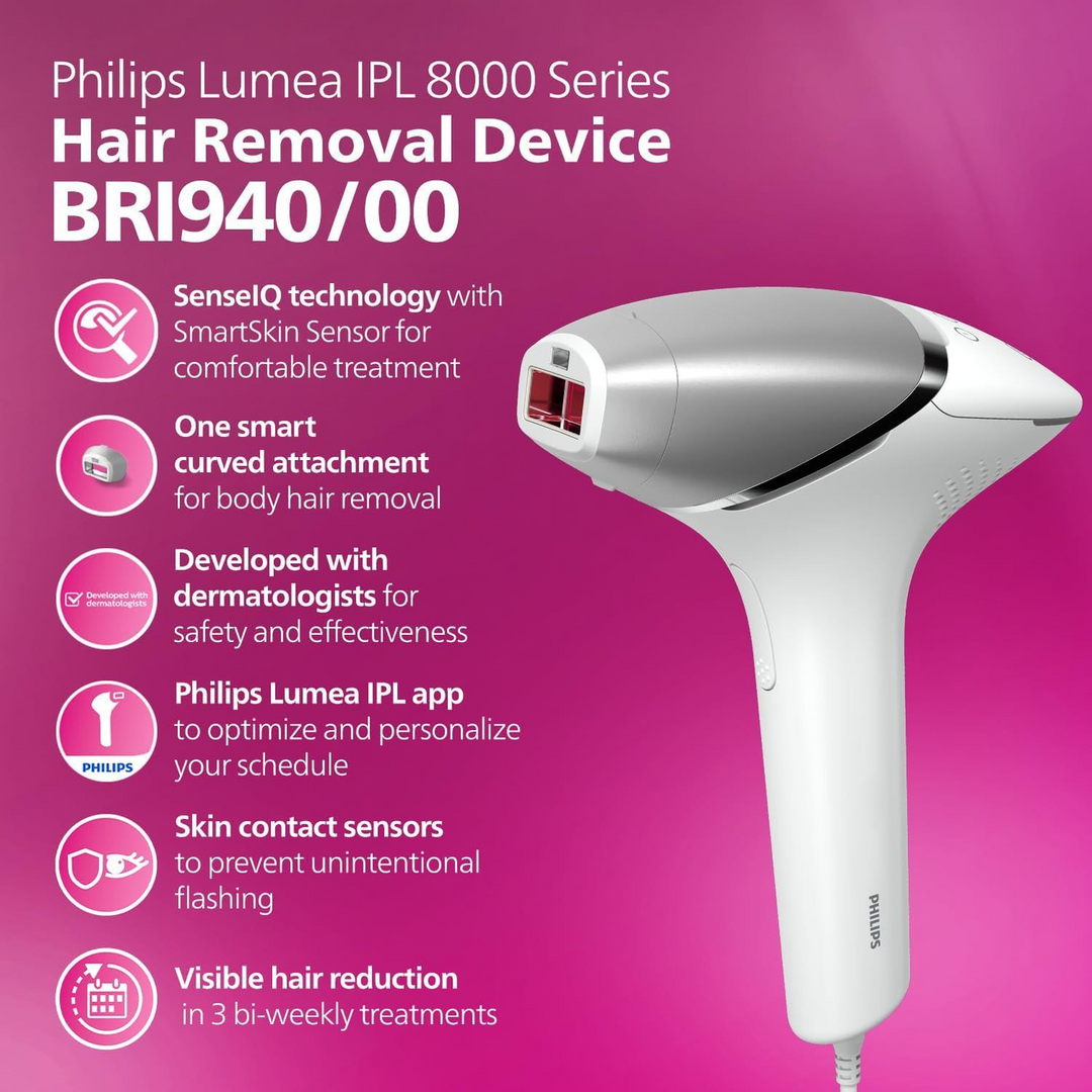 Philips Lumea 8000 IPL Hair Removal Device