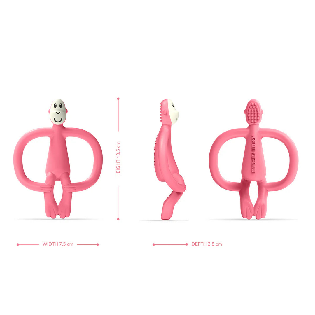 Matchstick Monkey teether with BioCote® antimicrobial protection
