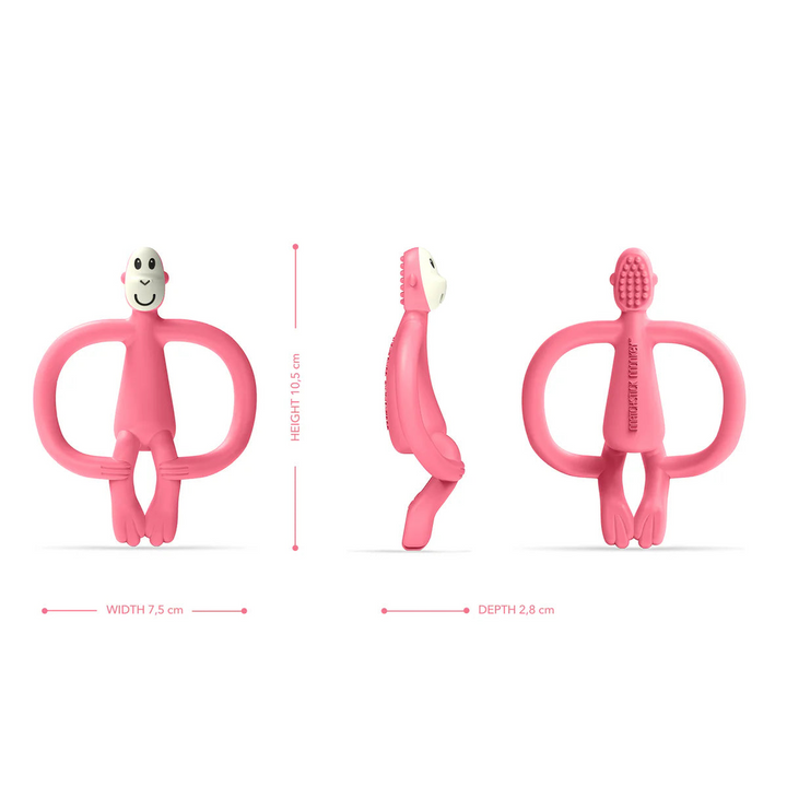 Matchstick Monkey teether with BioCote® antimicrobial protection
