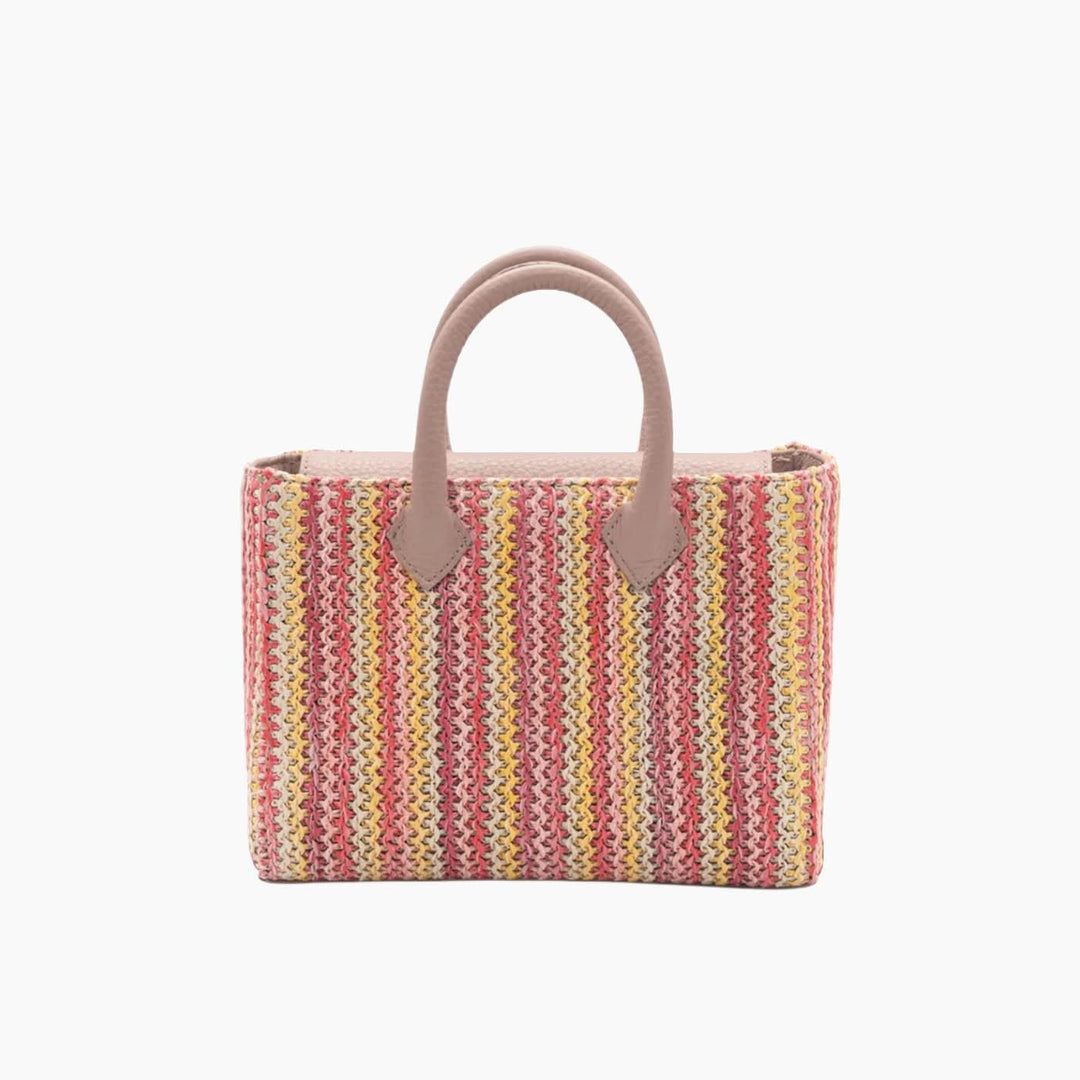 Farah Asmar Raffia Ella Mini Tote
