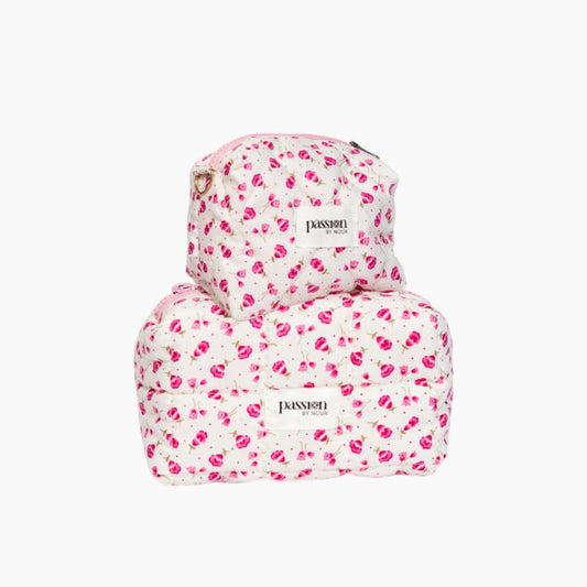 Small Pink Floral Pouch