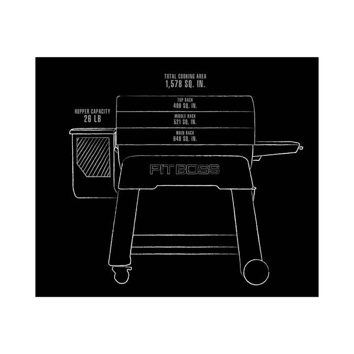 Pit Boss Competition Series 1600 Wood Pellet Grill