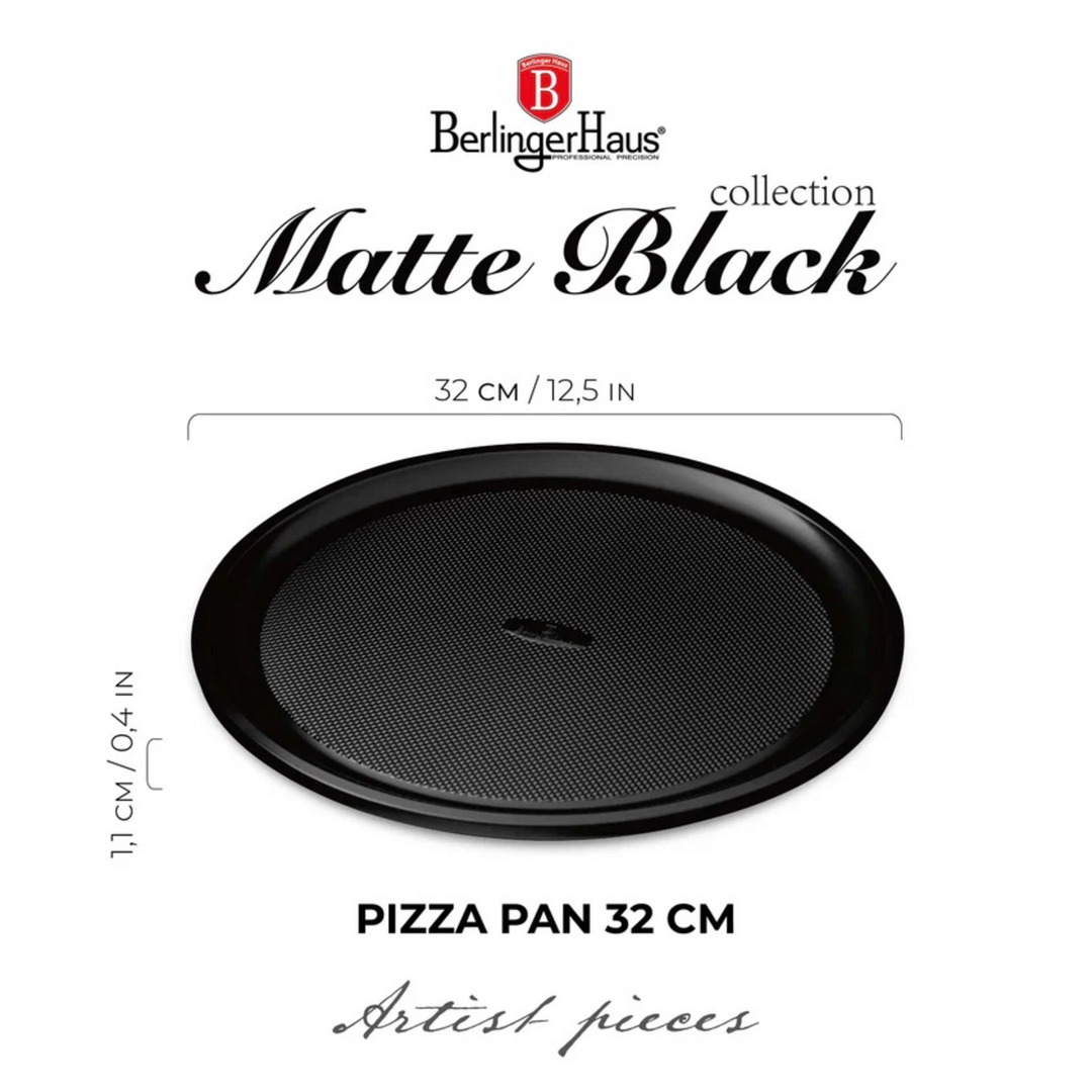 Berlinger Haus Pizza Tray, 32 cm - Matte Black