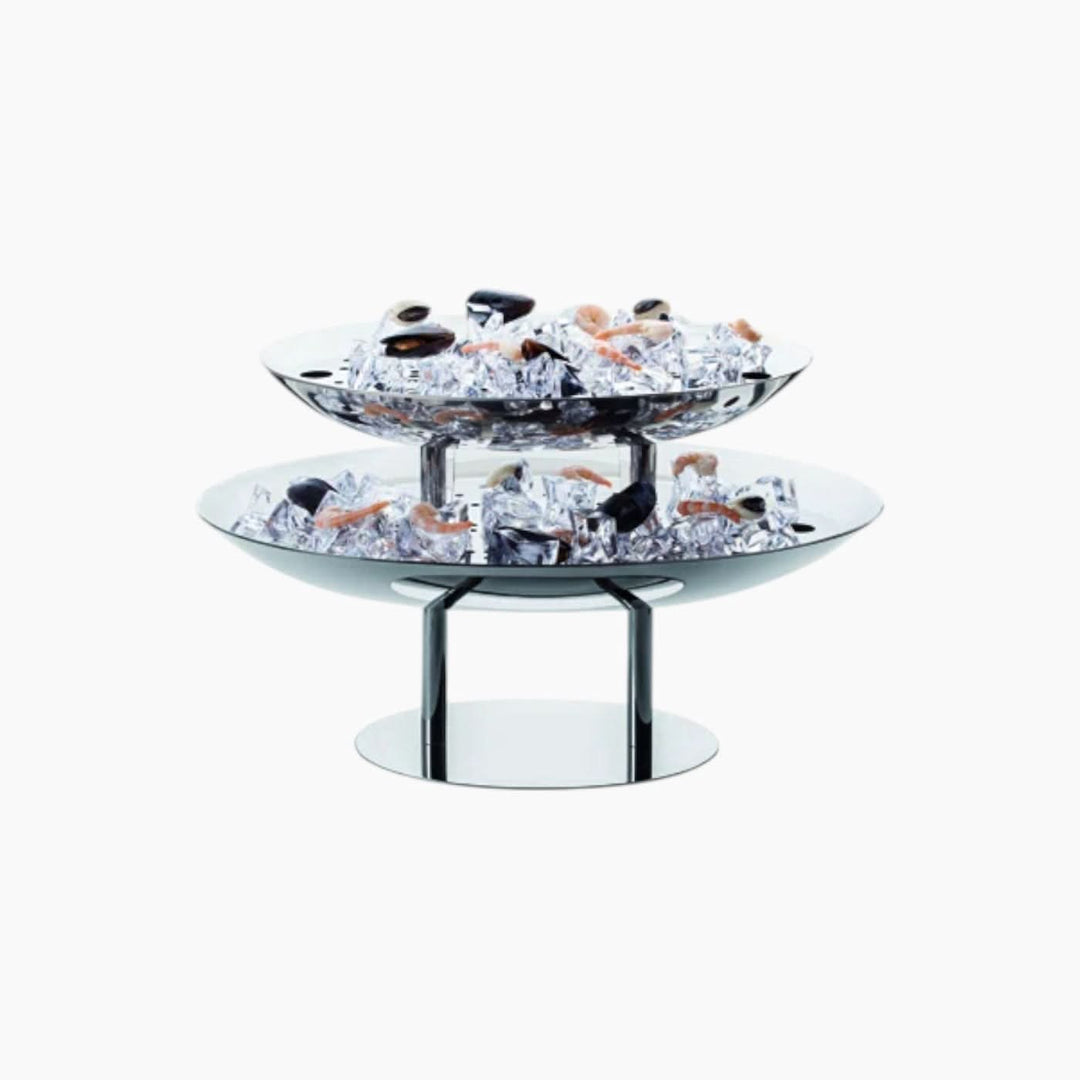Mepra Elevated Two-Tier Oval Fruit Bowl