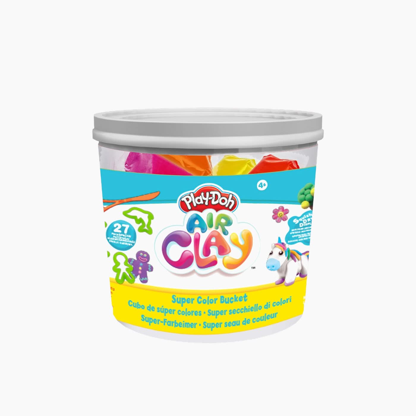 دلو ألوان متعدد الألوان من طين الهواء من Creative Kids Play Doh