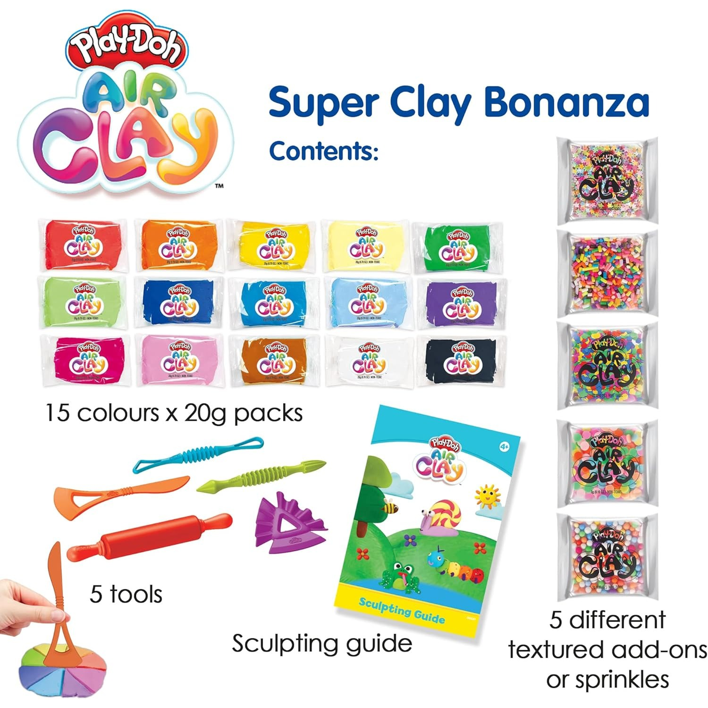 Creative Kids Super Air Clay Bonanza Play Dough Set Creative Kids Super Air Clay Bonanza Play Dough Set