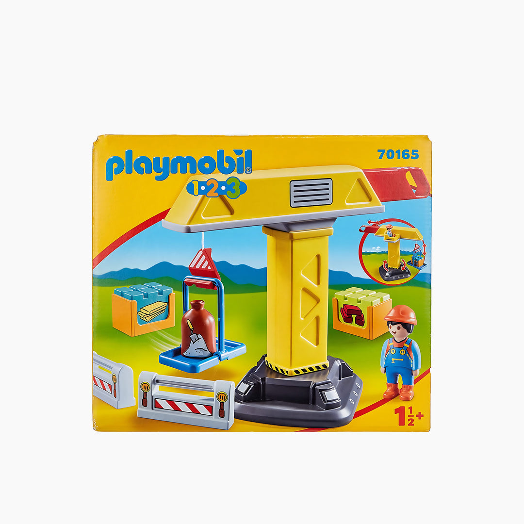 Playmobil 1.2.3 Construction Crane