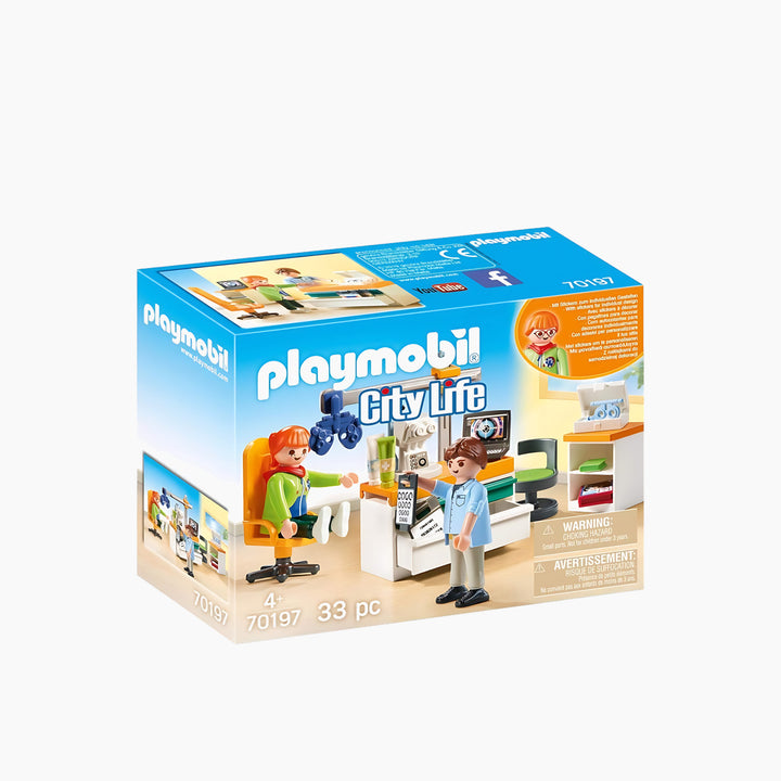 Playmobil Kids City Life Optician 33Pcs 18.7 X 14.2 X 7.2 Cm