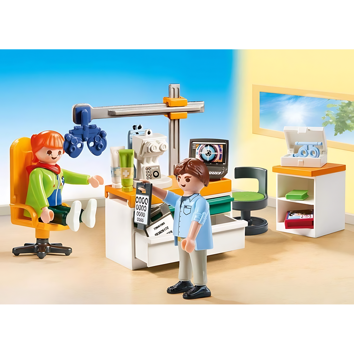 Playmobil Kids City Life Optician 33Pcs 18.7 X 14.2 X 7.2 Cm