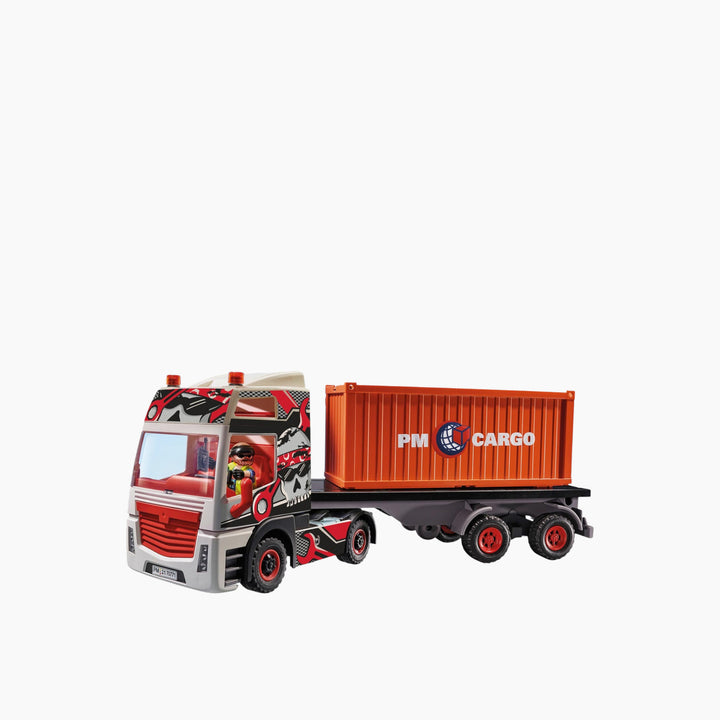 Playmobil Truck With Cargo Container- 60 Pcs
