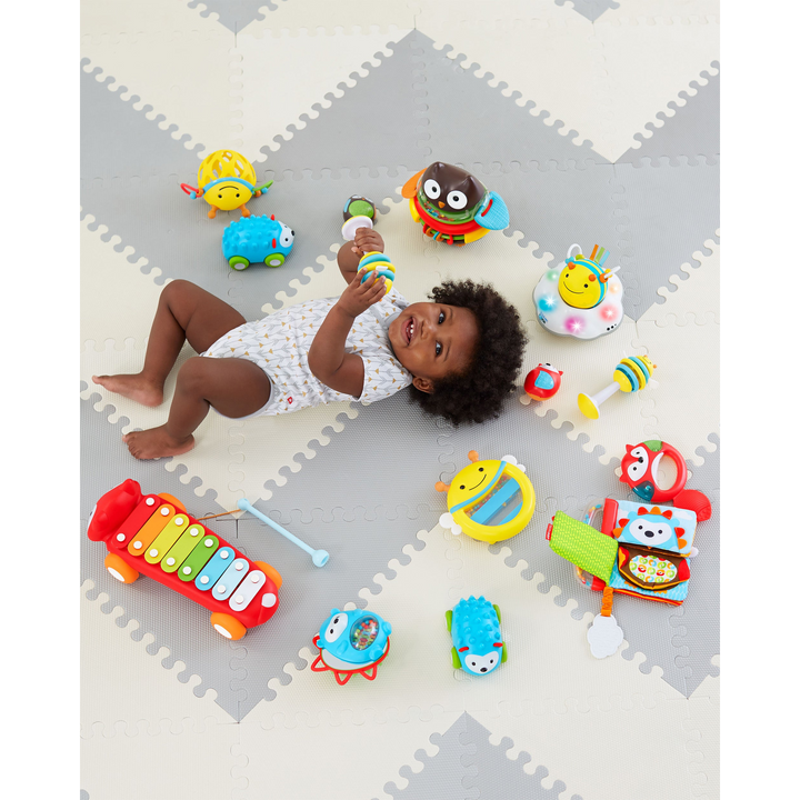 Skip Hop Playspot Geo foam floor tiles with triangle shapes