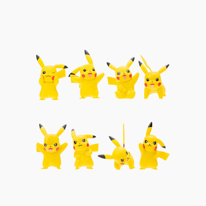 Jazwares Pokemon Battle "7 Cm" Figure, Multipack 8 Figures (Pikachu)