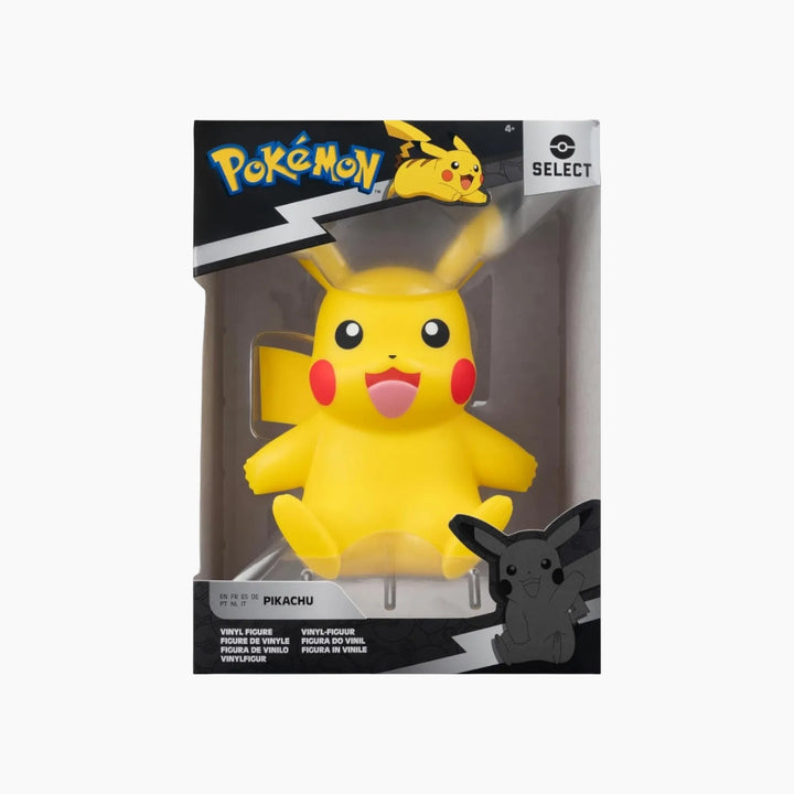 Jazwares Pokemon Select Deluxe Vinyl Figure Single Pack, Pikachu 1 W1 (International)
