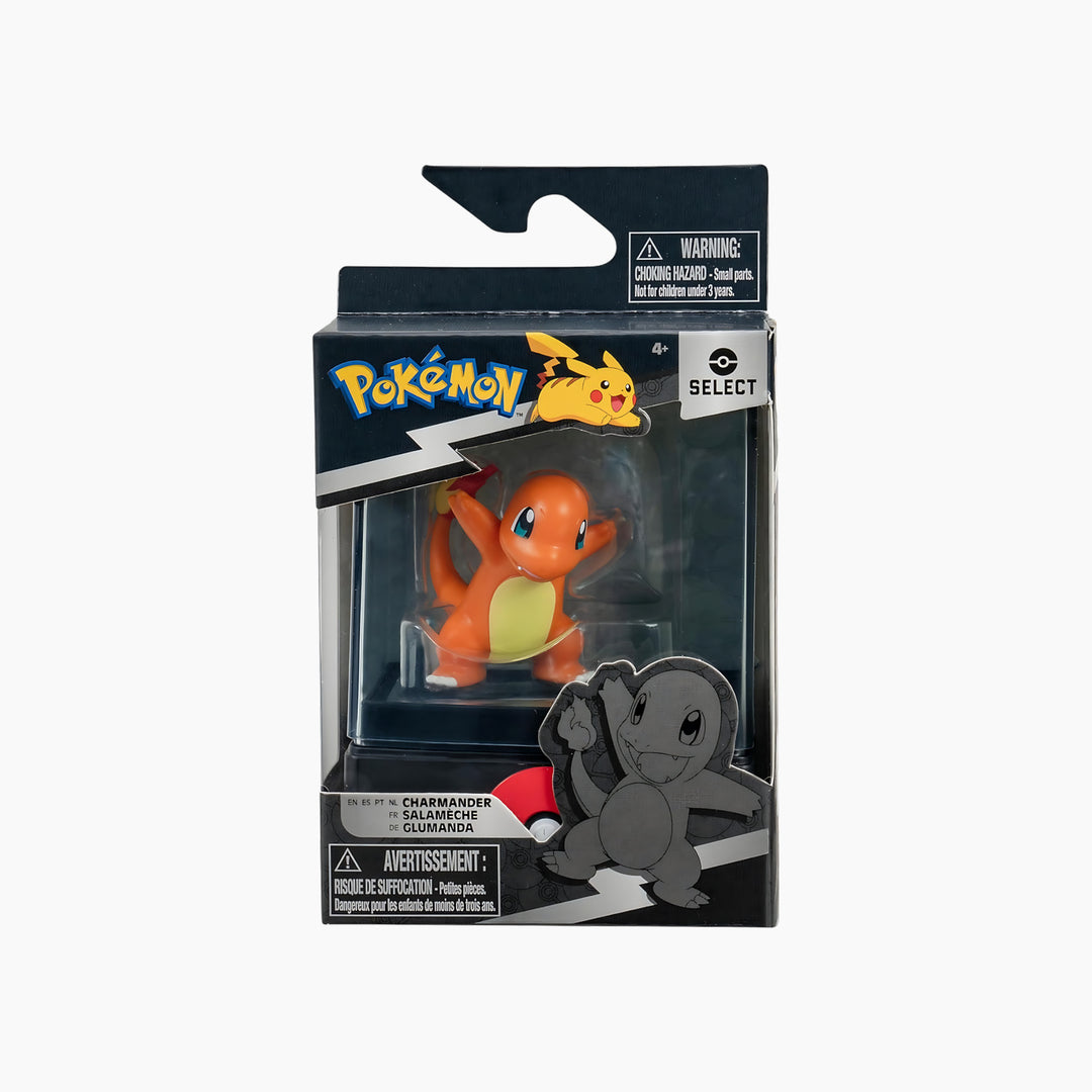 Jazwares Pokemon Select Figure With Case- Charmander - HUNA