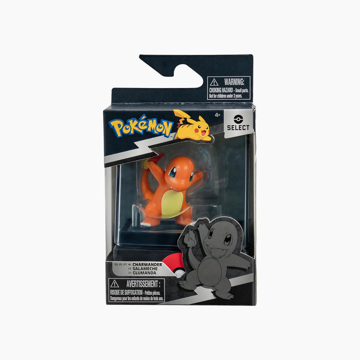 Jazwares Pokemon Select Figure With Case- Charmander - HUNA