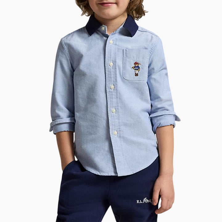 Polo Ralph Lauren Polo Bear Oxford Knit-collar Shirt