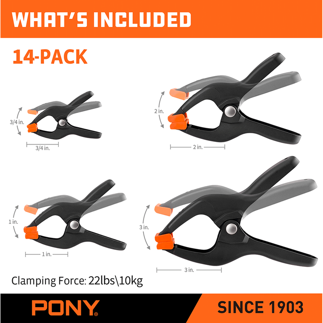Pony 14Pc Spring Clamp