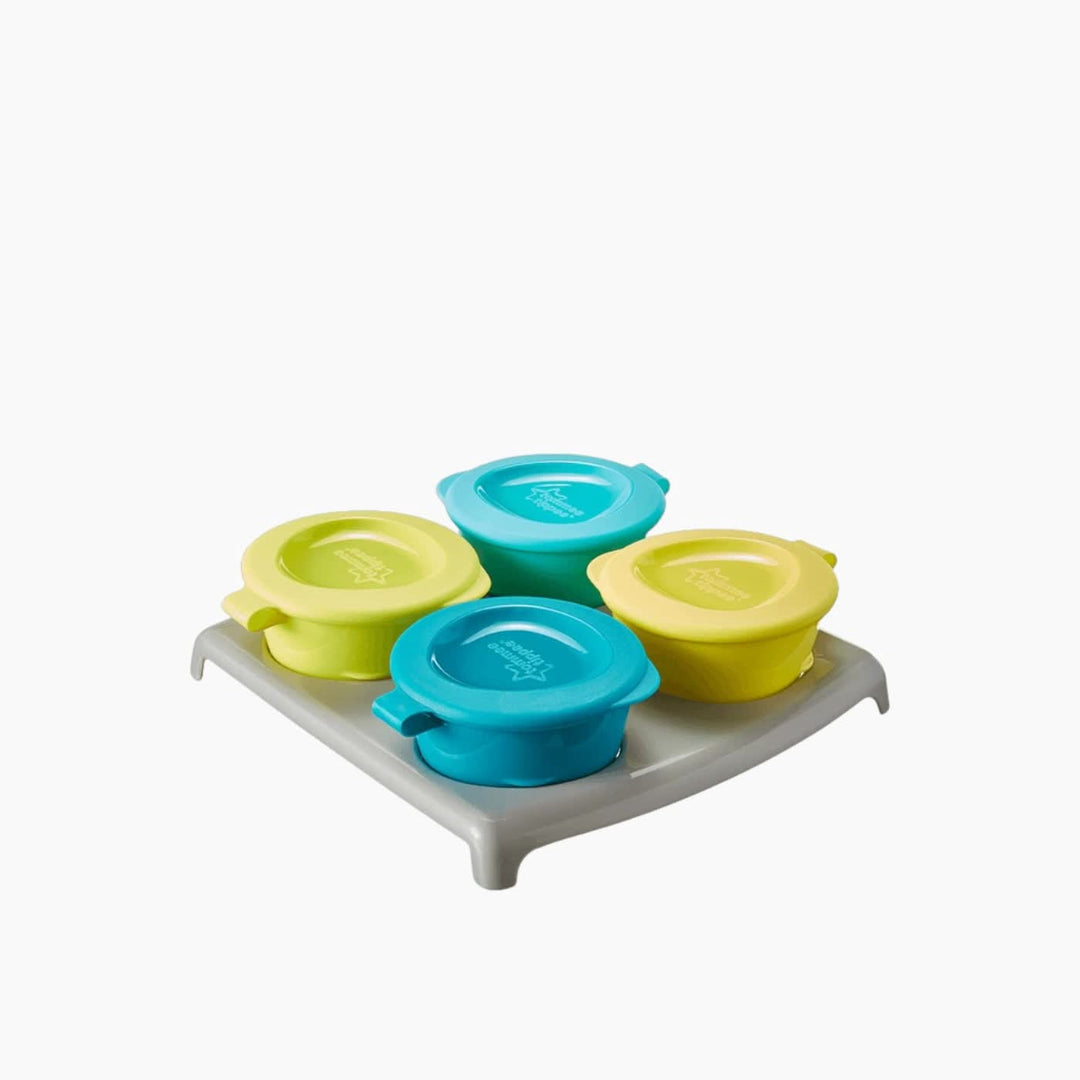 Tommee Tippee Pop-Up Freezer Pots &amp; Tray Food Storage - HUNA