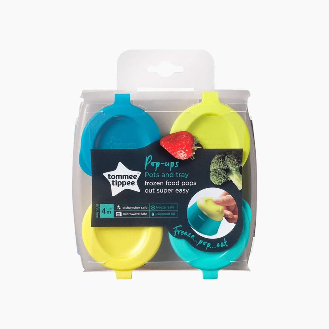 Tommee Tippee Pop-Up Freezer Pots &amp; Tray Food Storage - HUNA
