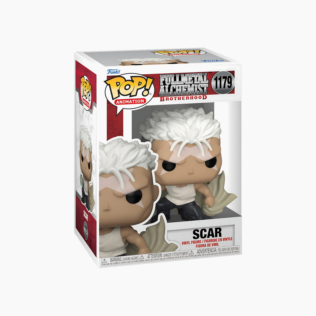 FUNKO Pop! Animation Fullmetal Alchemist: Brotherhood Scar Action Figure - HUNA