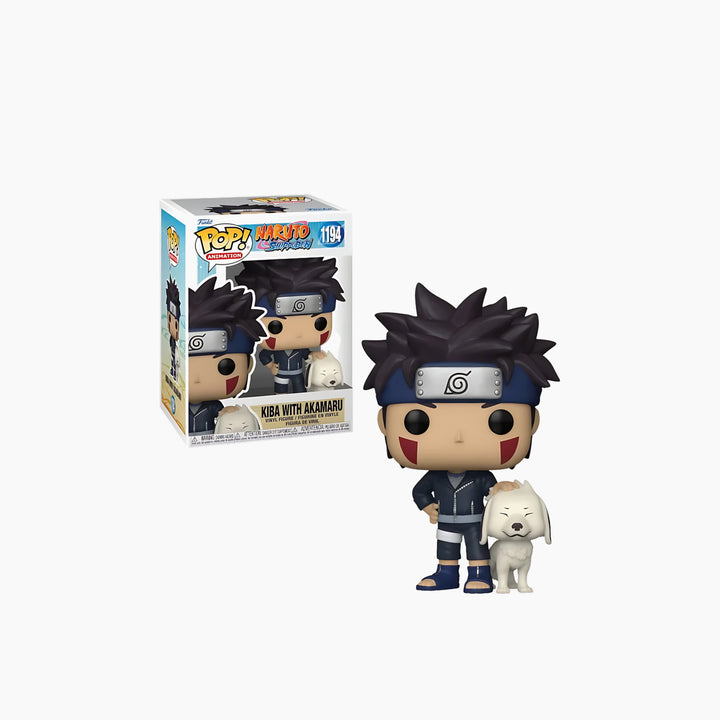 FUNKO Pop! Animation Naruto Shippuden Kiba with Akamaru Action Figure - HUNA