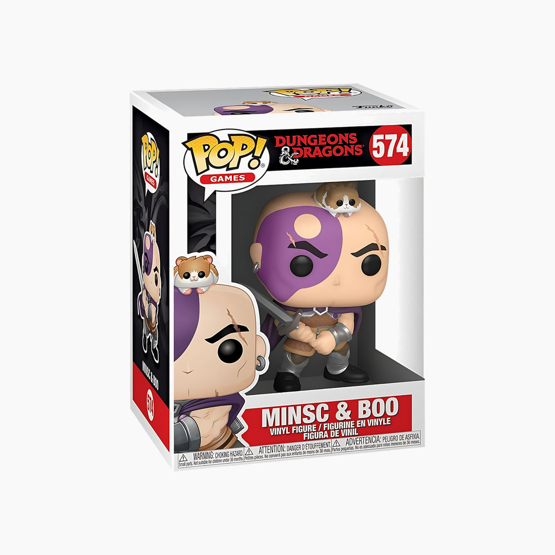 FUNKO Pop! Games Dungeons &amp; Dragons Minsc &amp; Boo Action Figure