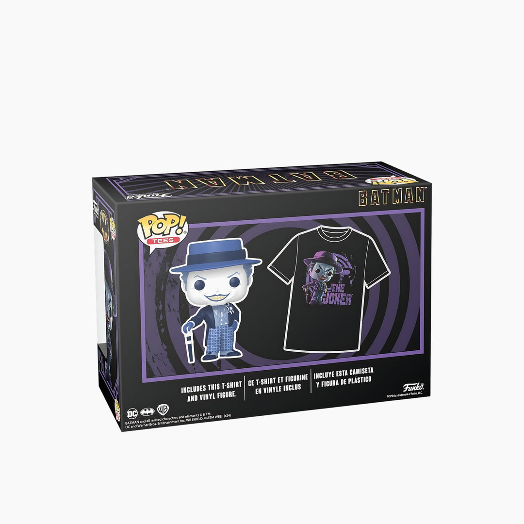 FUNKO Pop &amp; Tee! Heroes: Batman (1989) - The Joker T-Shirt