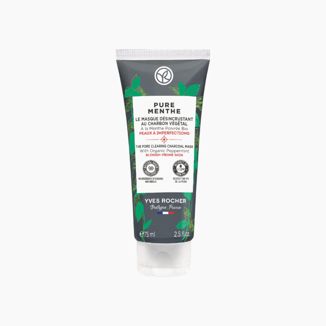 Yves Rocher Pore-Purifying Charcoal Mask - Pure Mint
