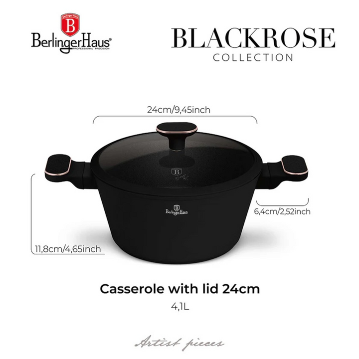 Berlinger Haus Pot, 24 cm - Black Rose