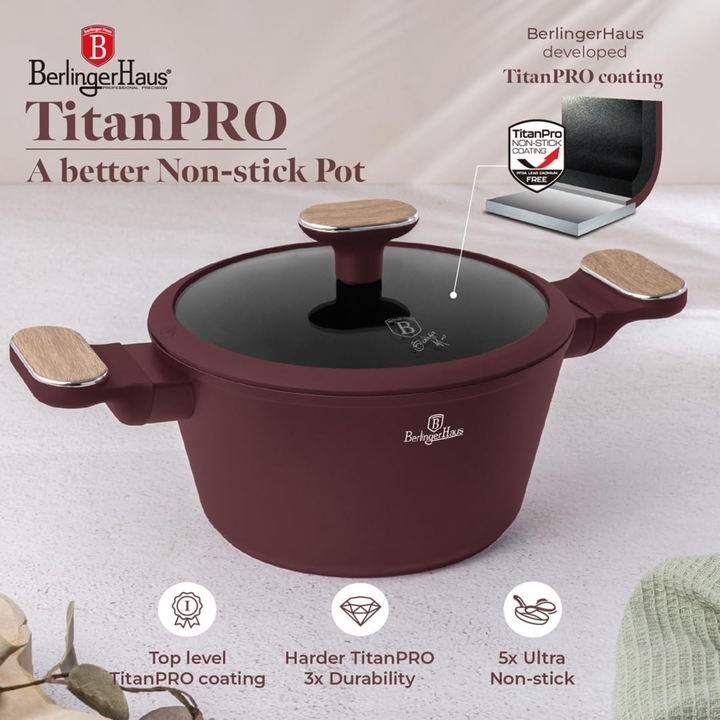 Berlinger Haus Pot with Lid, 28 cm - Leonardo Nordic