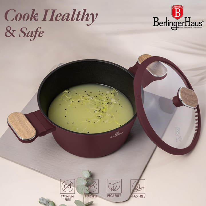 Berlinger Haus Pot with Lid, 28 cm - Leonardo Nordic