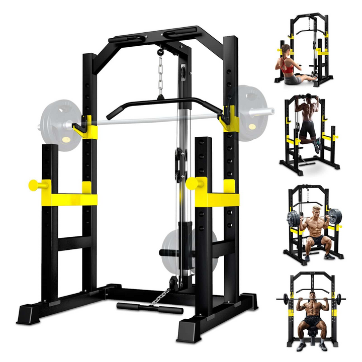 Strongway Power Cage with Lat Pulldown