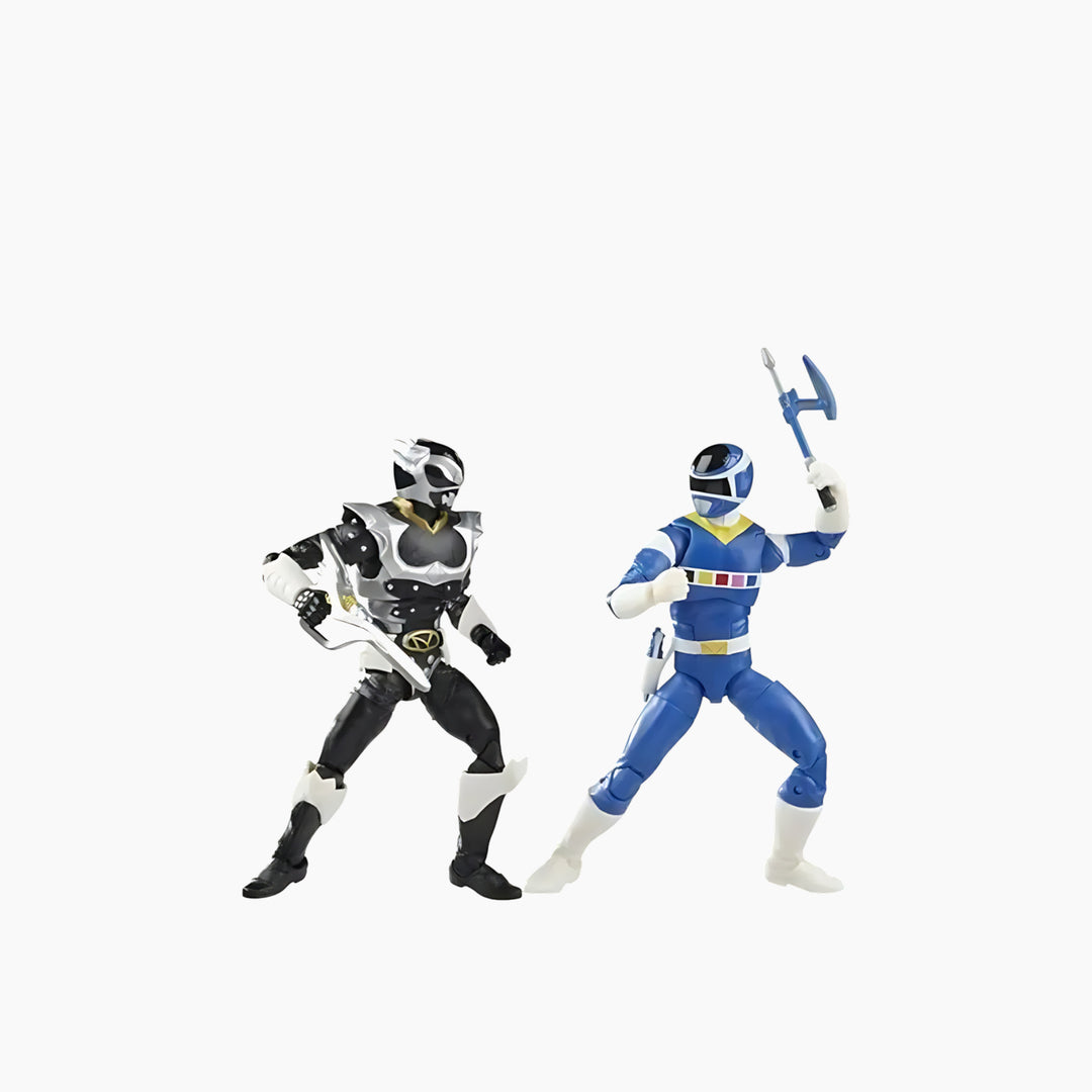 Hasbro Power Rangers Lightning Collection In Space Blue Ranger Vs. Silver Psycho Ranger 2-Pack Action Figures
