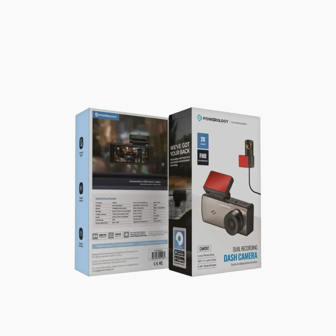 Powerology Dual Recording Dash Camera