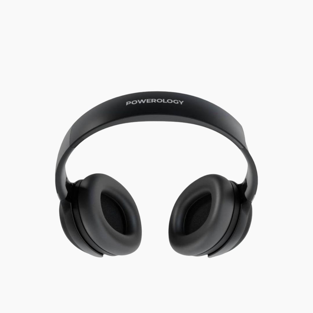 Powerology noise cancellation headset with 13-hour active noise cancellation