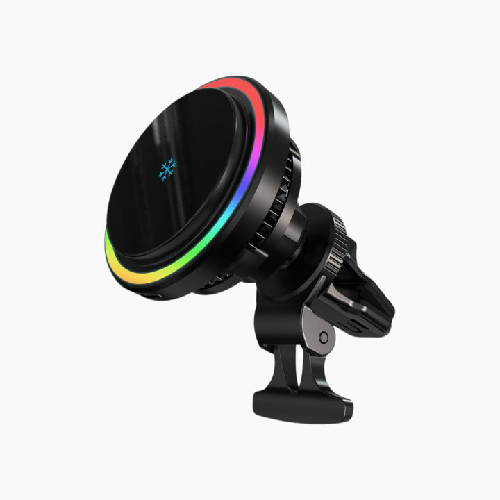 Powerology Qi2 Standard MagSafe Car holder Fast Charger (15W)