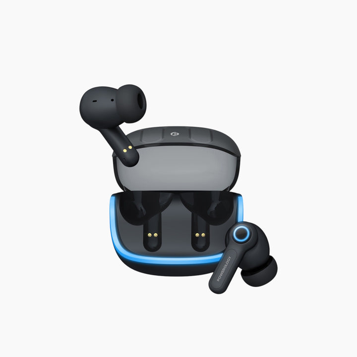 Powerology Quard Mic ENC TWS Earbuds with RGB lighting