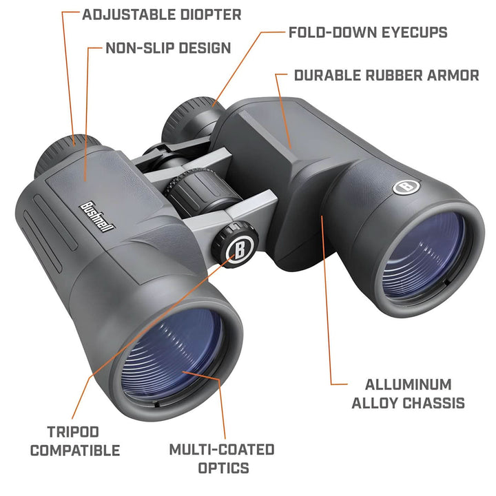 Bushnell Powerview 2 10x25 binoculars with multi-coated optics