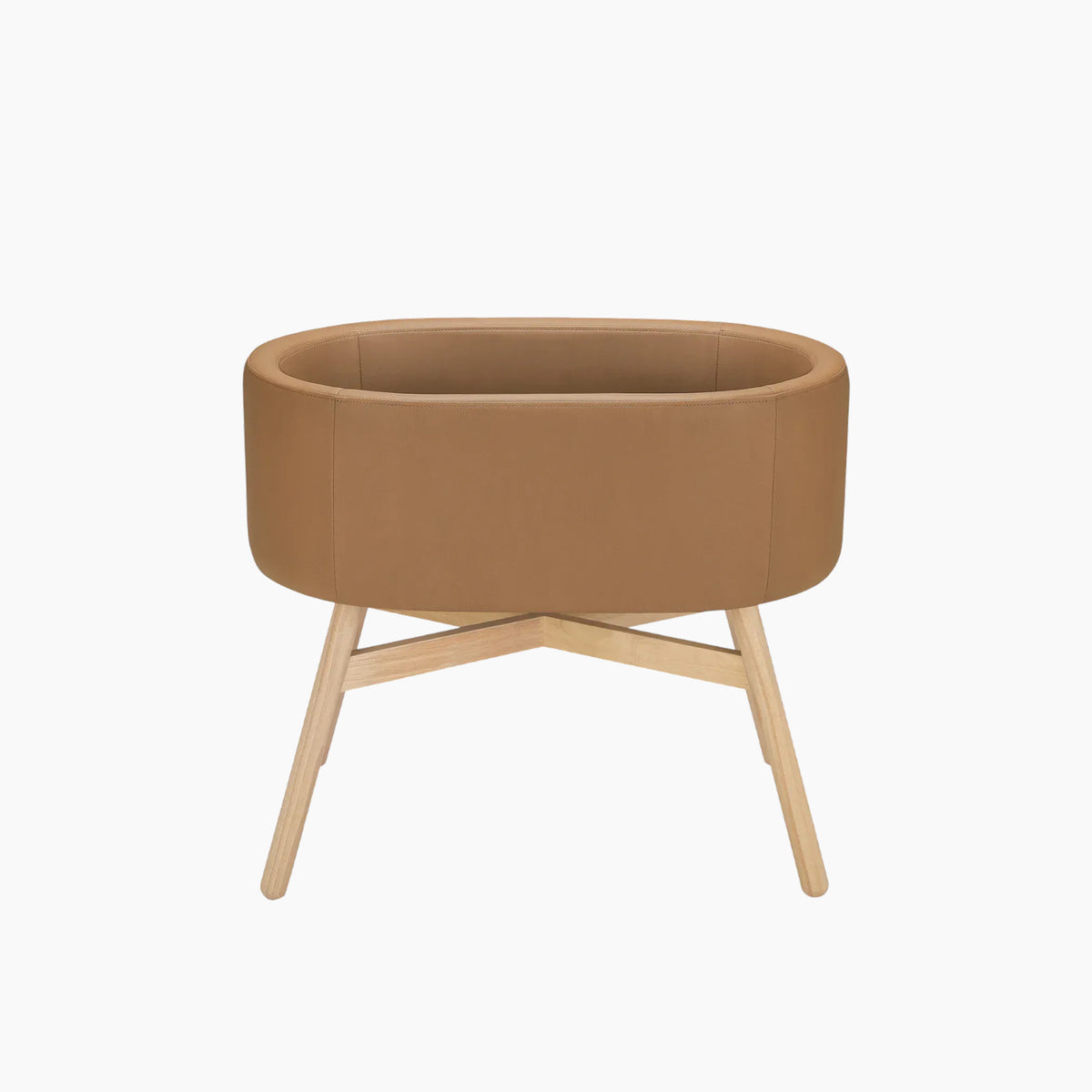 Babyletto x GATHRE Capsule Bassinet in camel