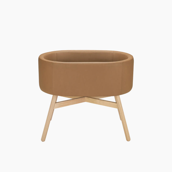 Babyletto x GATHRE Capsule Bassinet in camel