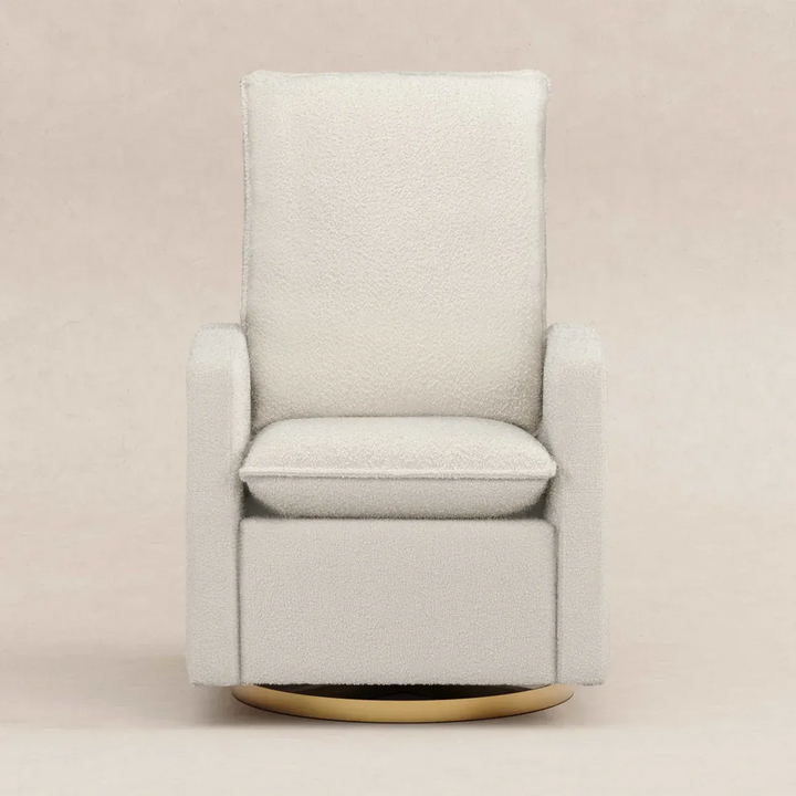 Babyletto Cali Pillowback Swivel Glider in Boucle