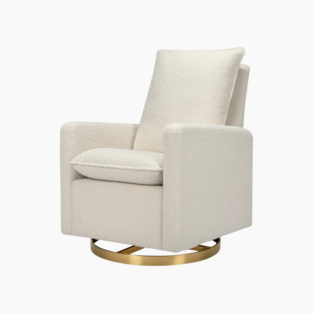 Babyletto Cali Pillowback Swivel Glider in Boucle