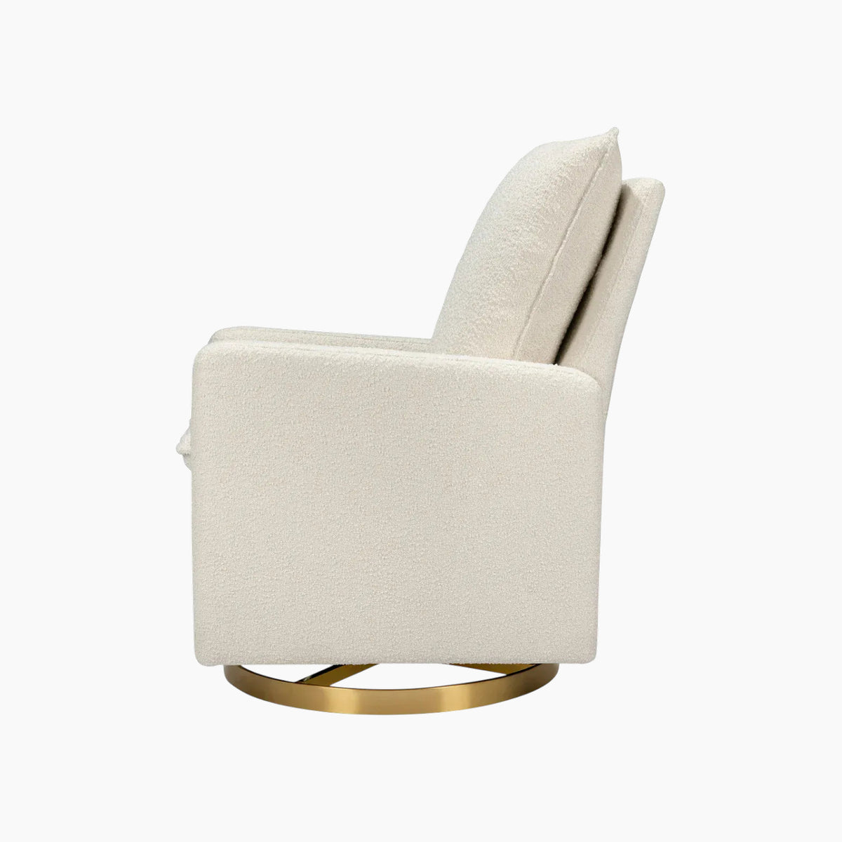 Babyletto Cali Pillowback Swivel Glider in Boucle