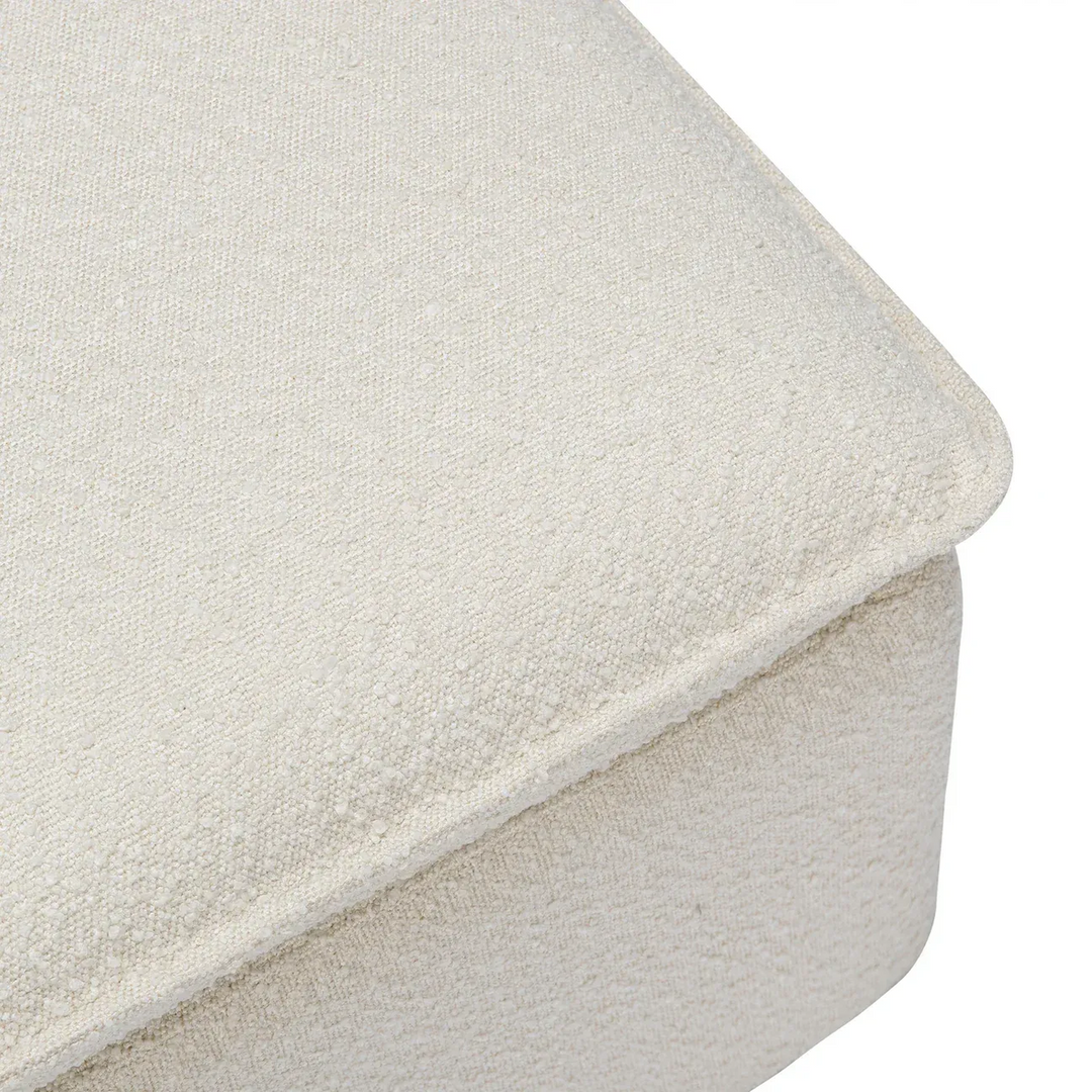 Babyletto Cali storage ottoman in boucle