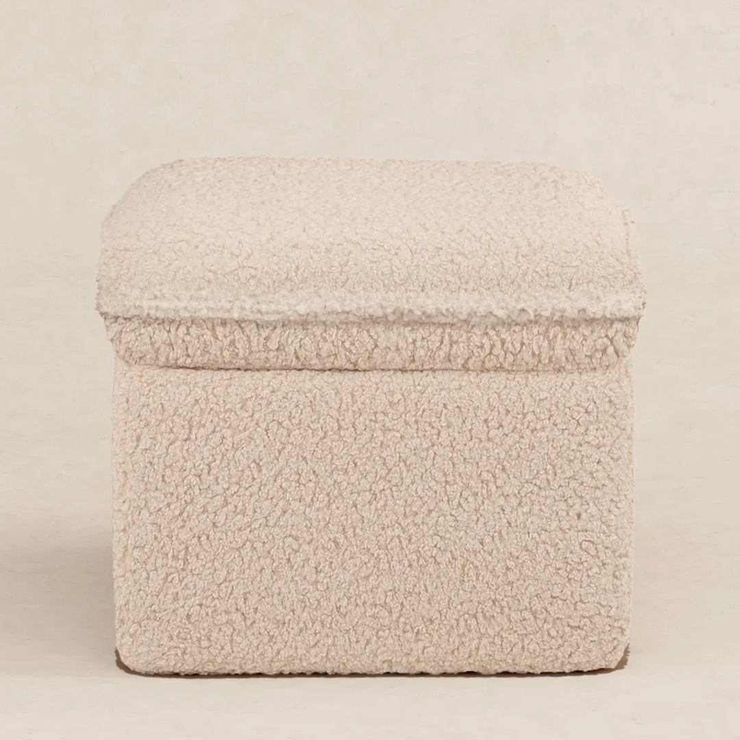 Babyletto Cali Storage Ottoman in shearling
