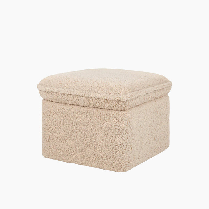 Babyletto Cali Storage Ottoman in shearling